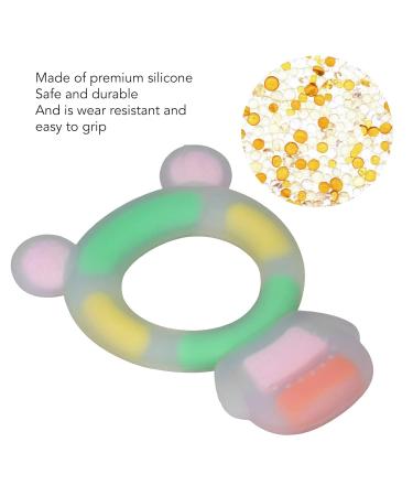 Baby Chew Toy - BPA Free Teether Soft Texture Cartoon Bear for 0-6 Months - Safe & Adorable (Pink) - Buy Online on GoSupps.com