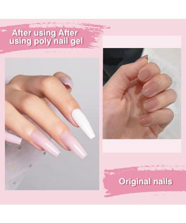 Mobray Poly Nail Gel Pink 60 ML - Nail Extension Gel for Builder Manicure - DIY Gifts for Women - Buy Online on GoSupps.com