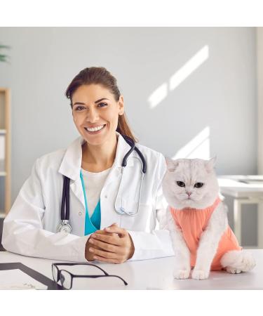 Avont Cat Recovery Suit | Post Surgery Kitten Onesie for Abdominal Wounds - Coral (M) - Buy Online on GoSupps.com