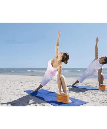 Bamboo Yoga Block (2 PCS) - Handstand Support Brick for Deepening Poses, Enhancing Strength, Balance, and Flexibility - Buy Online on GoSupps.com