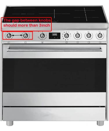 5PCS Gas Stove Knob Covers - Child Safety Transparent Guard w/ Strong Adhesive - Buy Online on GoSupps.com