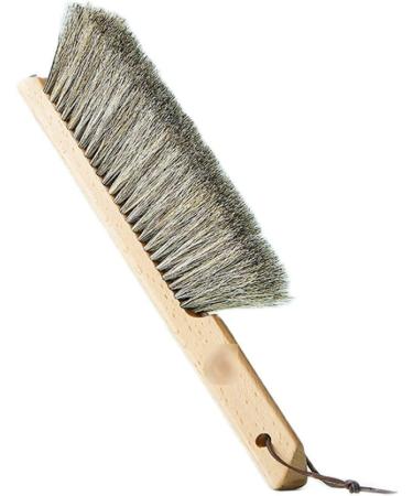 Set Duster Natural Horsehair Cleaning Brush Counter Duster with Wood Handle Dusters for Home Hotel Office Car Handle Dusters Brushes