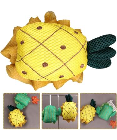 NOLITOY Bath Shower Loofah Sponge - Exfoliating Fruit Bath Ball Mesh Pouf Scrubber for Men & Women - 1 Count - Buy Online on GoSupps.com