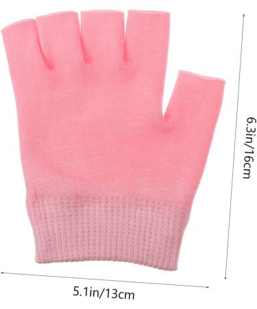 Healeved 4 Pairs Gel Gloves Fingerless Women Moisturizing Gloves Hand Moisturizer Gloves Hand Moisturising Gloves Cotton Moisturising Gloves for Knitting Miss Skin Care Pink Cosmetic - Buy Online on GoSupps.com
