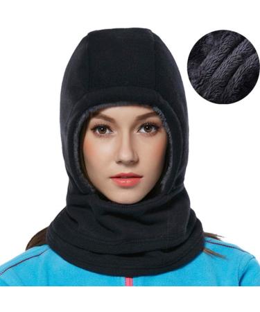 Buy Besportble Sturm Hood Face Mask - Winter Warm Plush Headgear for Skiing & Cycling (Black) - Premium Protection for Men - Buy Online on GoSupps.com