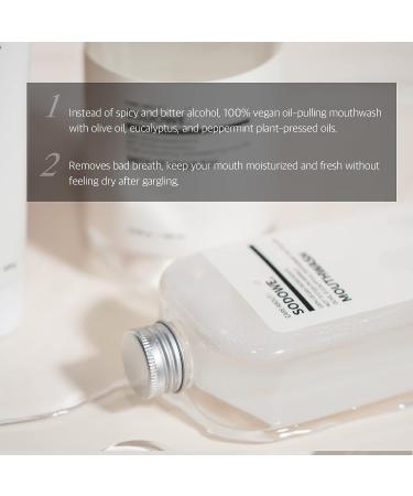 SODOWE Vegan Oil-Pulling Mouthwash 9.46 fl oz - Colorless & Odorless Non-Alcohol Oral Rinse - Buy Online on GoSupps.com