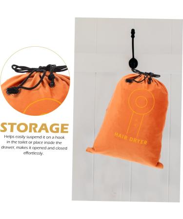 MAGICLULU 5pcs Hair Dryer Storage Bag Drawstring Bag Cosmetic Bag Portable Hair Dryer Tote Travel Bag for Women Outdoor Tools Travel Hair Dryer Anti-Scratch Bag Bags Travel Accessories Suede - Buy Online on GoSupps.com