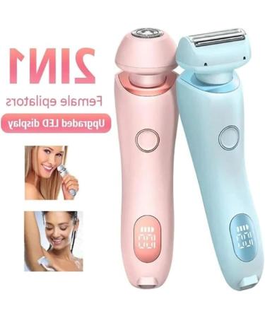 Gleam Pro 3.0 Shaver for Women by Women SilkGlide Pro - 2024 Best Silk Glide Razor Portable 2 in 1 Smooth Shave Pro Suitable for Sensitive Areas (Blue) - Buy Online on GoSupps.com