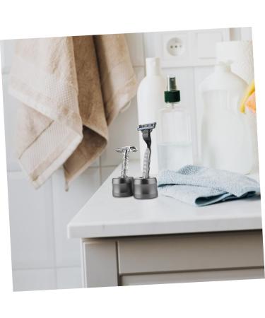 Buy PopetPop 2 STK Metal Razor Organizer - Durable Aluminum Alloy Shaving Stand for Travel & Home Use - Buy Online on GoSupps.com