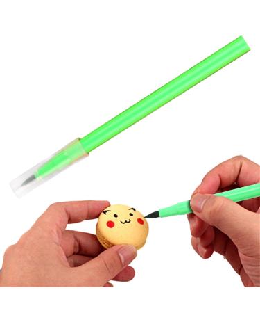 Edible Markers - Food Grade Gourmet Writers for Cake Gourmet Writer Food Grade Decorator Pens Cookie Decorating Supplies A/v Green