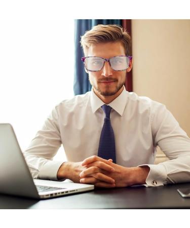 2 Pcs Blue Light Blocking Glasses for Men and Women - Anti Eyestrain Computer Glasses - Buy Online on GoSupps.com