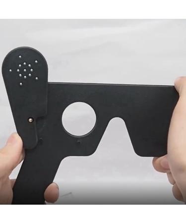 LLKOZN 10X Professional Ophthalmic Lorgnette - 17 Pinhole Black Plastic Vision Test Closure for Accurate Eye Testing - Buy Online on GoSupps.com