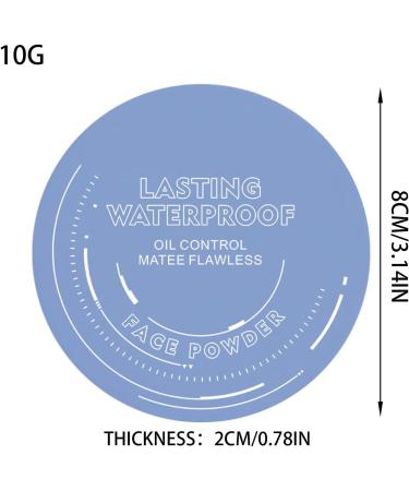 Pressed powder setting powder Matte Oil Control Face Powder Silky Matte Light Beauty Powder Makeup Face Powder Matte Oil Control Nude Makeup Pressed Powder Foundation - Buy Online on GoSupps.com