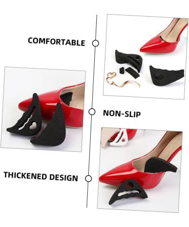 FRCOLOR Toe Plug Shoes - 4 Pairs Heel Pads & Cushions for Women | Comfortable Inserts for Oversized Shoes & Heels - Buy Online on GoSupps.com