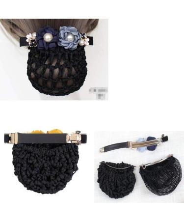 hairnets for bun hair net snoods Net hairpin hairpin hair net elegant hairpin net nurse bank stewardess flower hair net - Buy Online on GoSupps.com