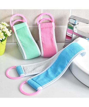 3 PCS Loofahs Exfoliating Back Scrubber - Double-Sided Body Bath Sponge for Ultimate Shower Experience | International Shipping - Buy Online on GoSupps.com