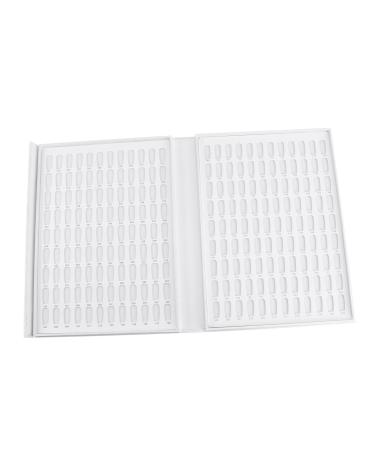 FRCOLOR FRCOLOR Color Card Nail Color Book Nail Polish Card Manicure Display Card White 216