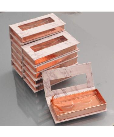 10pcs/Pack Wholesale Eyelash Packaging Box Lash Boxes Package 25mm Mink Lashes Storage Case With Tray Makeup Bulk Vendors (DT-CF-DLSHKC-10pcs)