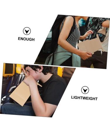 45 Pack Healeved Car Trash Bags - Disposable Vomit Bags for Travel - Light Brown Kraft Paper - Buy Online on GoSupps.com