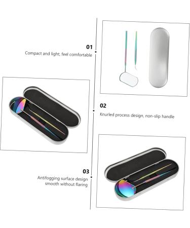Buy Eyelash Inspection Mirror Set - Premium Lash Extension Tools for Beauty Professionals | International Shipping Available - Buy Online on GoSupps.com