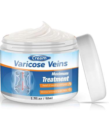 Varicose Veins Relief Cream - Varicose Veins Treatment for Legs Fast Relief Phlebitis Angiitis Inflammation Improve Blood Circulation