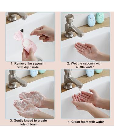 ZKSXOA Soap Leaves - Compact Travel Soap Flakes in Plastic Box | Ideal for Hiking Camping & On-the-Go Use - Buy Online on GoSupps.com