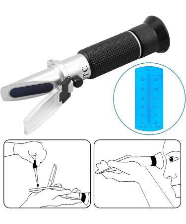 Autoutlet Salt Content Refractometer | 0-28% ATC Salinity Tester for Seafood Soy Sauce & More - Buy Online on GoSupps.com
