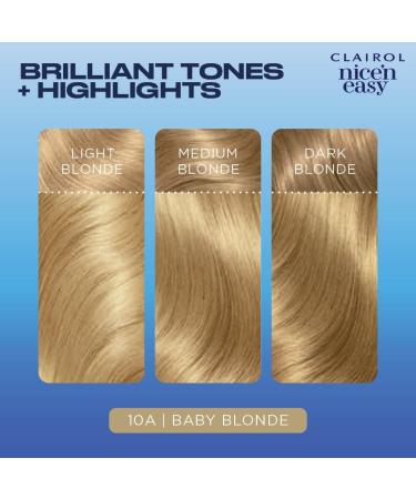 Clairol Nice'n Easy Cr me 10A Baby Blonde Permanent Hair Dye - 260g - Buy Online on GoSupps.com