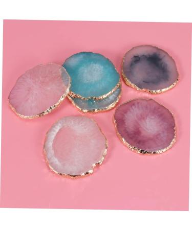 Gogogmee Nail Gel Nail Rest Stand Resin Nail Round Cosmetic Painting Palette Makeup Palette Make up Nail Set Pink Medium - Buy Online on GoSupps.com
