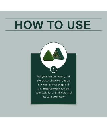 Xinran Shop Triangular soap cypress leaf green solid shampoo bar soap for hair care gives volume regulates sebum production strengthens hair controls sebum dandruff soothes strengthens 8 pieces - Buy Online on GoSupps.com