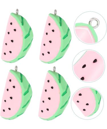 COOLHIYA 4pcs Key Chain Accessories Purse Keychain Key Chains for Crafts Car Trim Car Key Chain Food Fruit Green 5X2.5CM - Buy Online on GoSupps.com