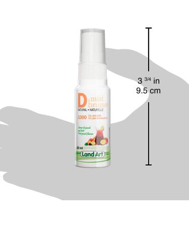 Vitamin D3 Spray - 1000 IU per Spray - 120 Doses Boost Your Immune System - Support Your Bones Sugar Free Non-GMO Gluten Free - Made in Canada 20 ml (Pack of 1) - Buy Online on GoSupps.com