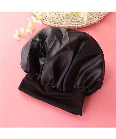 AKOAK Wide-brimmed Headband Nightcap for Women - High-elastic Chemotherapy Cap in Black - Buy Online on GoSupps.com