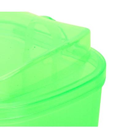 High-Quality Green Denture Bathing Case | Durable ABS Holder for Travel Office & Camping - Buy Online on GoSupps.com