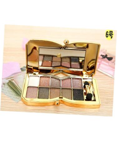 Beavorty 2pcs # Brush with Flash and Glitter Colorful Eye Colors Shadow Makeup Eyeshadow Mirror 1 count (Pack of 1) As Shownx2pcs - Buy Online on GoSupps.com