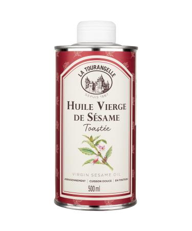 La Tourangelle, Virgin Sesame Oil - Gourmet Flavor of Toasted Sesame - Ideal for Salads, Tartars, Woks, Fish and Marinades -