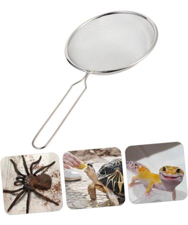 GANAZONO 3pcs Pet Sand Shovel Lizard Terrarium Fine Sand Sifter Reptile Litter Scoop Silver Stainless Steel 26x14cmx3pcs Silverx3pcs - Buy Online on GoSupps.com