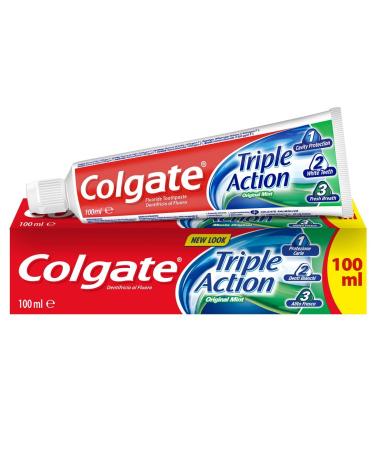 Colgate Colgate Triple Action Toothpaste for Charge White Teeth and Alito Fresh 100ml