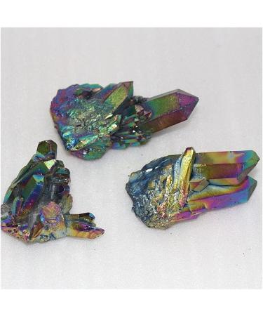 Natural Quartz Crystal Titanium Cluster Specimen Stone Lucky Stone Crystal Cluster (Size : 50g) - Buy Online on GoSupps.com