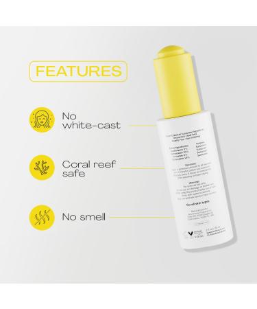 JESS BEAUTY Face Sunscreen Sun Drops SPF 50 | Fast Drying Skin Care Oil with Camellia Sinensis & Squalane | 1 fl. oz - Shop Internationally - Buy Online on GoSupps.com