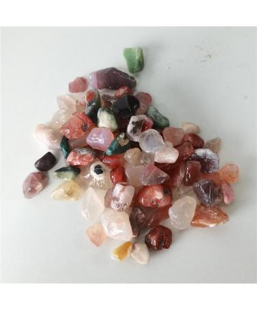 Natural Mixed Quartz Crystal Stone Rock Gravel Specimen Tank Decor Natural Stones and Minerals 200g 4-16mm - (Color: Mixed Random) Home Goods - Buy Online on GoSupps.com
