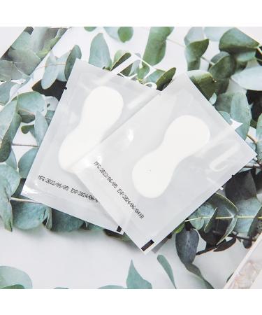 Lunamoon Eye Pads for Eyelash Extensions - 50 Pairs Gourd White | Ultimate Eyelash Lifting & Coloring Gel Patches - Buy Online on GoSupps.com