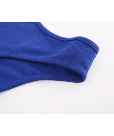 ZUMIY Maternity Top - Women's Cotton Ruched Waist Cami Shirt in Black & Blue, 2-Pack - Buy Online on GoSupps.com