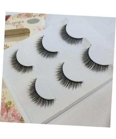minkissy 3 Pair Fake Lashes False Eyelash Fake Eyelash Make up 3d Eyelashes - Buy Online on GoSupps.com