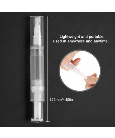ZJchao 10pcs 5ml Transparent Twist Pen Cosmetic Container for Nail Oil, Eyelash Growth, Lip Gloss - Convenient Applicators for Women's Makeup - Buy Online on GoSupps.com
