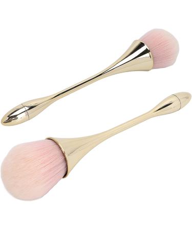 Soft Hair Loose Powder Brush Fashionable Cosmetic Tool for Makeup Applicable for Home and Powder Room (Gold) - Buy Online on GoSupps.com