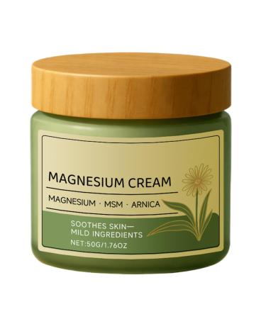 Dgayaeic Magnesium cream for restful sleep and relaxation soothing the body and skin 50g deeply moisturizing body lotion magnesium butter for morning routines.