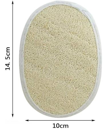 Luffa Loofah Bath Tool - Natural Exfoliating Shower Rubbing Pen by Lackingone (Beige, 1 pc) - Buy Online on GoSupps.com
