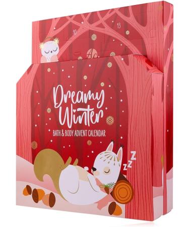 Accentra - 2024 Girls Care Advent Calendar with 24 Care Products with Body Lotion Bath Bombs Shower Gel Shampoo Lip Balm Hand Cream. - Buy Online on GoSupps.com