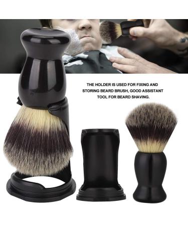 Premium Black Acrylic Brush Stand for Shaving - Beard Brush & Holder | International Shipping - Buy Online on GoSupps.com